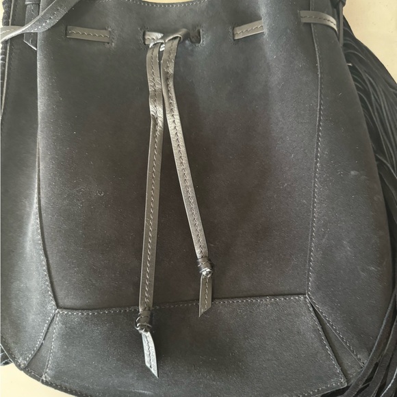 Isabel Marant Oskaf Fringe Purse - Black - Picture 9 of 12